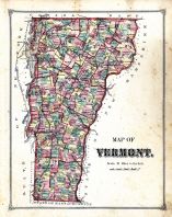 Vermont Map, Caledonia County 1875